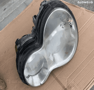 MERCEDES c 203 lampa przednia  przód H7 lewa  szkło lampy  lift 1