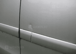 Drzwi tylne tył lewe vw polo 4 iv LP7X 2007 2