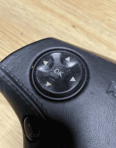 MERCEDES S 221 CL 216 poduszka air bag kierowcy skórzna czarna szyta skora 3