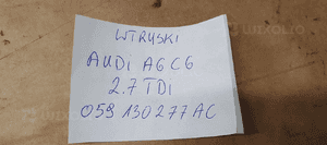 Wtrysk wtryskiwacz paliwa wtryskiwacze wtryski Audi A6 C6 2.7 TDI 059130277AC 15