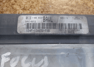 Sterownik silnika ford focus 1.8 tddi XS4F12A650 2