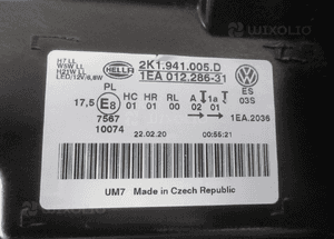 Lampa przednia przód lewa prawa vw caddy iii lift 2015-2020 20