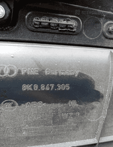 Boczek tapicerka lewy tył tylny lewa Audi A4 B8 8K0867305 5
