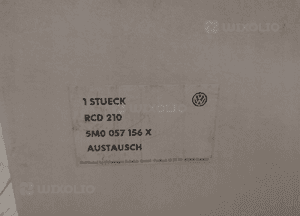 Radio RCD210 Volkswagen 5M0057156X 5M0035156X 5