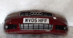 Zderzak przód przedni audi A3 8P bordo borddowy LZ3H halogeny 1