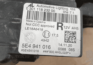 Lampa prawa prawy full led skoda octavia iv 4 5E4 20- 4