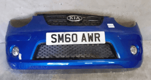 Zderzak przód przedni do kia picanto 1 i lift fl grill halogeny T3 niebieski 1