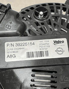 ALTERNATOR OPEL ASTRA K V 5 1.5 CDTI 39225154 ORG 3