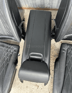 MERCEDES s 222 fotel S63 AMG kanapa tył siedzisko oparcie  czarna skóra grzana wentylowana wózek sanki fotela 6