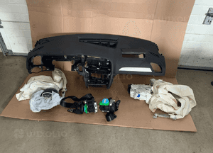 Konsola poduszki pasy AIRBAG zestaw do regeneracji Audi A4 B8 1