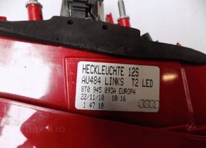 Audi A5 Sportback Lampa LED Tylna w Klapę L 11823 5