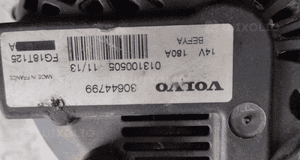 Alternator volvo V40 ii V60 S60 ii V50 XC60 1.6D D2 30644799 3