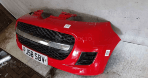 Zderzak przód przedni do peugeot 107 lift kkn czerwony 3