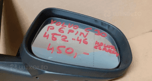 Lusterko prawe 6 pin volvo C30 452-46 czarny 2