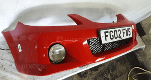 Zderzak przód przedni do mazda 323 czerwony A3E halogeny 4