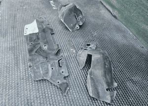 Oslona Termiczna 8E0863801D 8E0863802C Wygluszenie Wyciszenie Komory Silnika Sciana Grodz Audi A4 B6 B7 4
