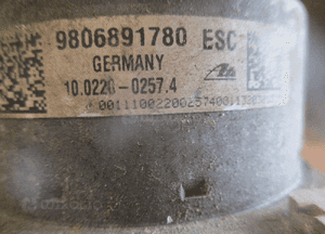 Pompa abs peugeot 208 citroen DS3 C3 9806891780 3