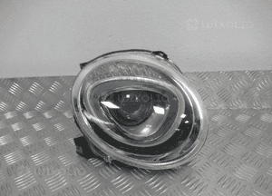 Lampa przednia przód prawa fiat 500 lift soczewka 2015-2022 2
