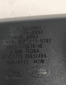 JAGUAR XJ X351 LUSTERKO WEWNĘTRZNE WSTECZNE KAMERA RADAR ORYGINAŁ 13