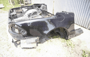 Cwiartka błotnik prawy lewy mercedes sl R230 kolor 197 9