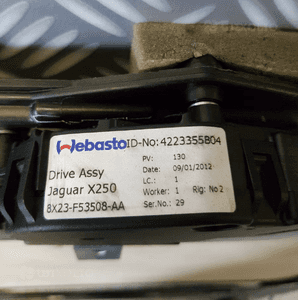 Jaguar xf X250 X250 lift szyberdach kpl oryginał 13