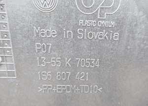 Zderzak tylny tył volkswagen up! 2011-2016 7