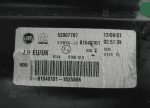 Fiat 500 lift 15-20 halogen lewy led drl zderzaka przedniego 52007767 4