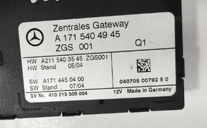 MODUŁ STEROWNIK GATEWAY MERCEDES SLK II W171 R171 A1715404945 2004-2011 4