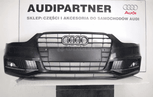 Zderzak audi A4 s-line 2012-2016 lift 8K B8 black 1