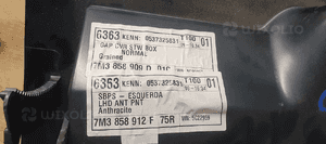 Schowek pasażera deski konsoli Ford Galaxy MK1 FL 7M3858912F 5