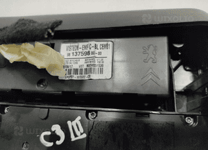 Panel wyświetlacz radia deski citroen C3 iii 9813759880 2016-2024 4
