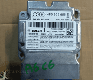 Audi A6 C6 lift sensor sterownik airbag poduszek 4F0 959 655E