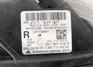 Skoda fabia 3 iii lift lampa prwa led 18- 4