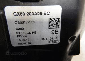 Jaguar xf X260 zamek drzwi centralka przód dociąg 11