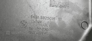 Podszybie osłona podszybia BMW 1 E87 6925018 6925017 6989788 7