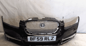 Zderzak przód przedni jaguar xf X250 czarny pdc czujniki 1