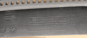 Atrapa wlot powietrza błotnika prawy przód Range Rover Vogue L322 7026900 5