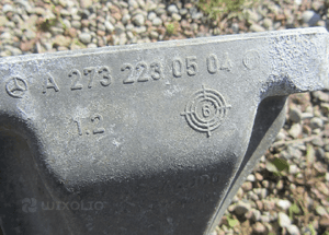 mercedes łapy aluminiowe silnika m271 m272  m273 m137 lewa prawa poduszka 7