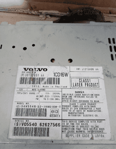 Radio radioodtwarzacz Volvo S40 V50 30732851AA 4
