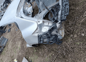 Ćwiartka błotnik poszycie lewy tył renault megane iii hb 2