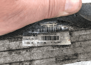 Audi A1 polo 6R ibiza intercooler 5