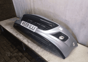 Zderzak przód przedni peugeot 207 lift fl kgz błękitny halogeny 2