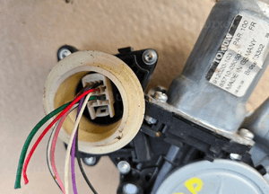 Toyota Avensis T27 podnośnik mechanizm szyby przód prawy lewy 3