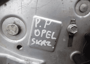 MECHANIZM PODNOŚNIK SZYBY PRAWY PRZÓD OPEL OMEGA B RADOM 2