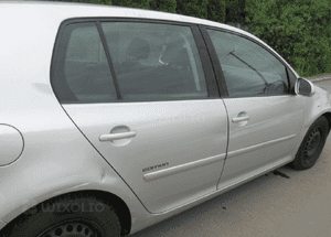 Drzwi tył tylne prawe vw golf v 5 5D hatchback LA7W 2003- 2
