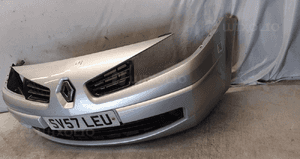 Zderzak przód przedni renault megane 2 ii lift fl TED69 srebrny 3