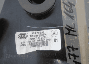 Lampa tylna tył lewa mercedes ml W164 2005-2008 19