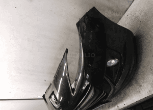 Zderzak przód przedni peugeot 207 lift fl exld exl czarny halogeny 2