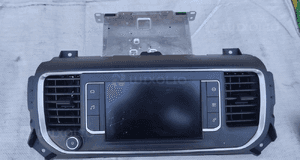 Ekran wyświetlacz radia radio expert jumpy scudo iii 9831665880 9833500080 2