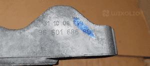 Klamka lewy tył tylna lewa Citroen C5 III EZRC 9680168680 5